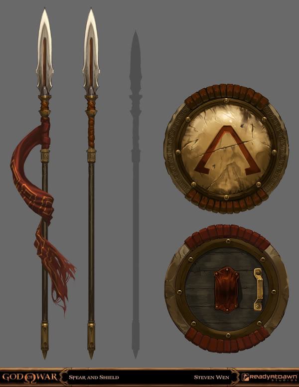 GoW Spear and Shield