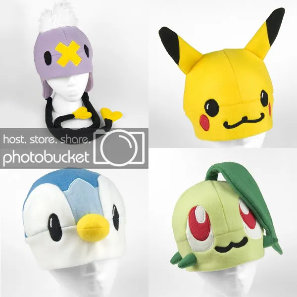 Pokémon Fleece Hats