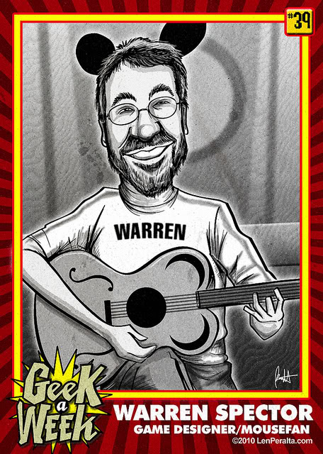 News Blips: Warren Spector Trading Card