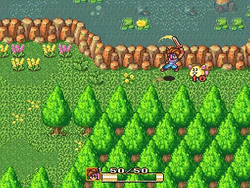 Traversing the overworld in Secret of Mana
