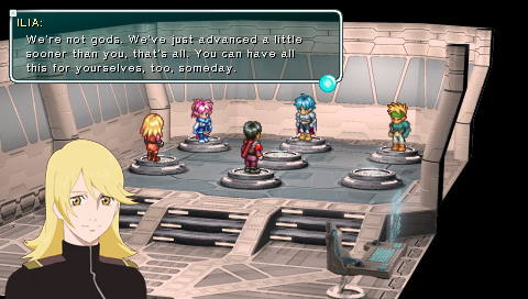 Roddick and Millie board the Calnus spaceship