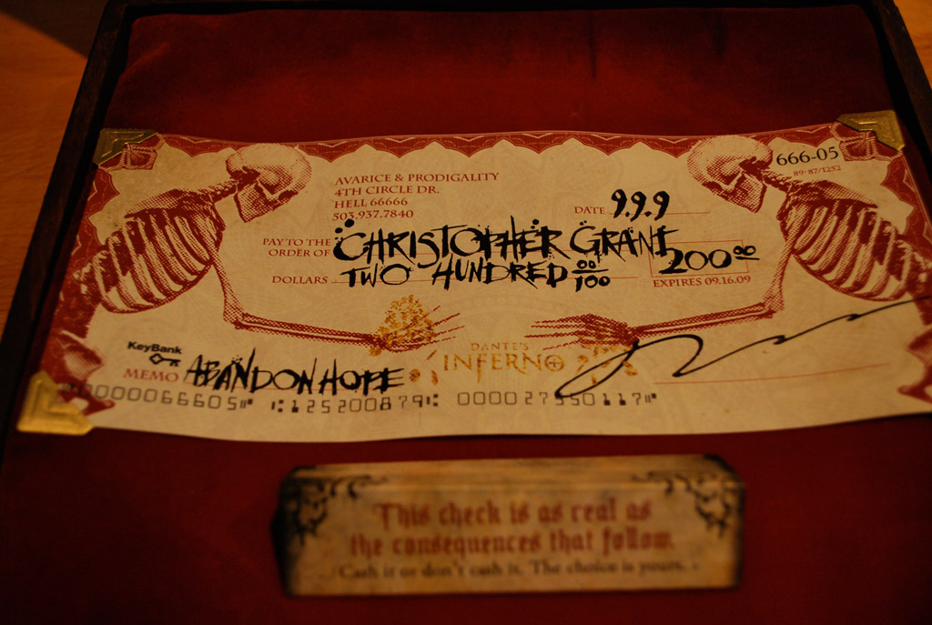 Joystiq's check from EA