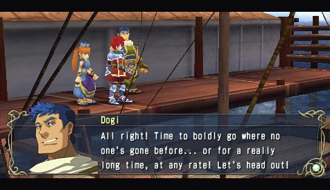 Ys Seven - A boat ride with Adol is usually cause for worry