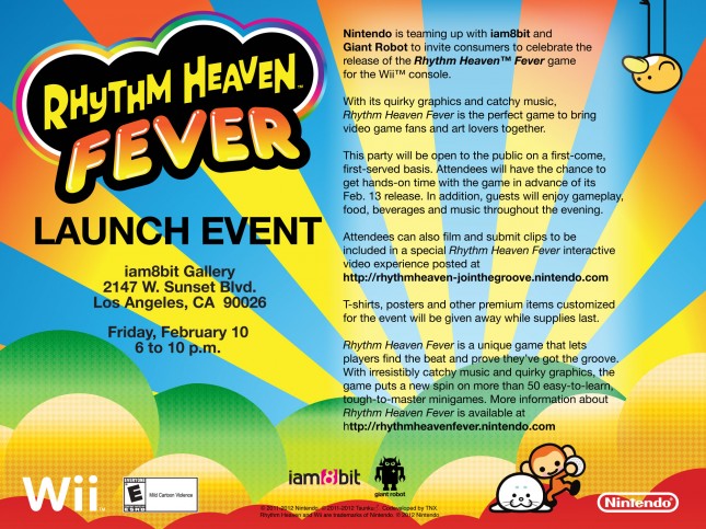 Rhythm Heaven: Fever launch event
